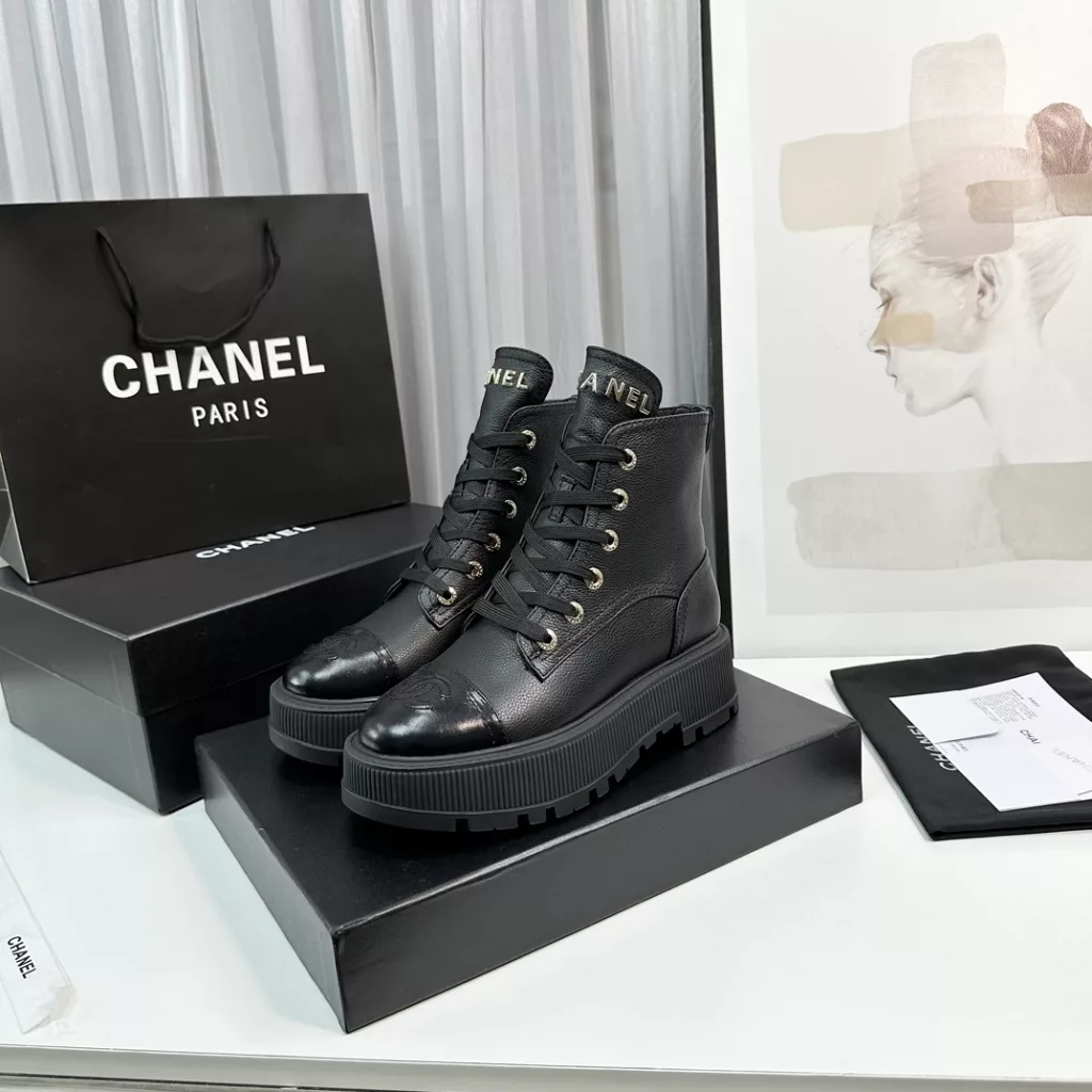 Chanel doc Martens