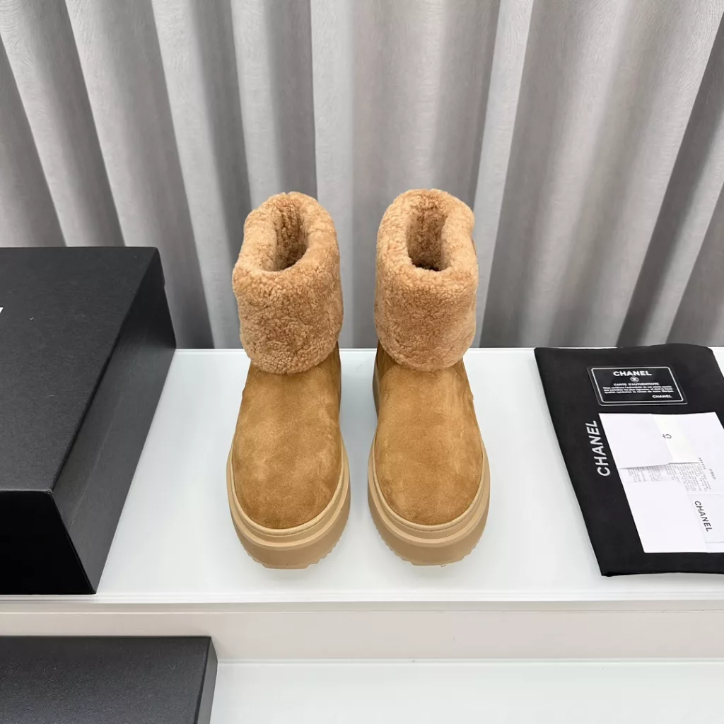 Chanel snow boots