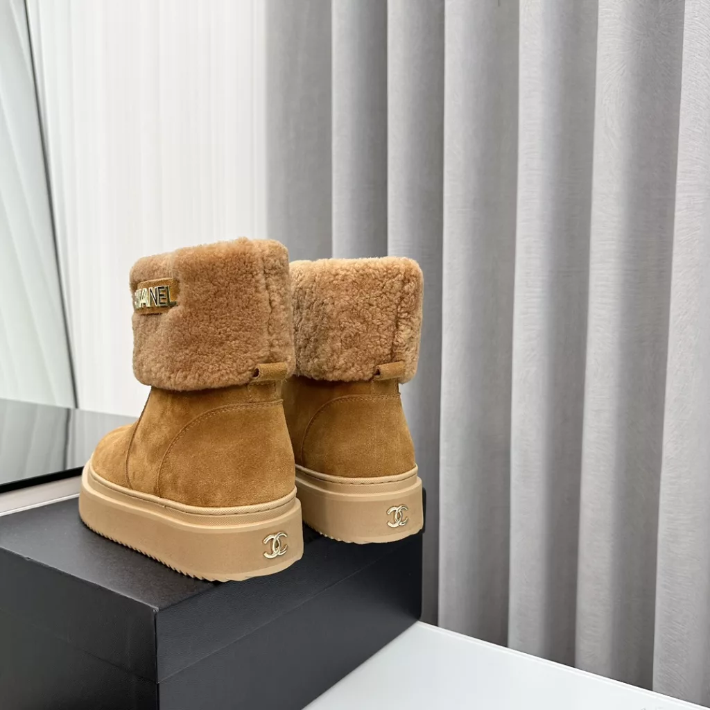 Chanel snow boots