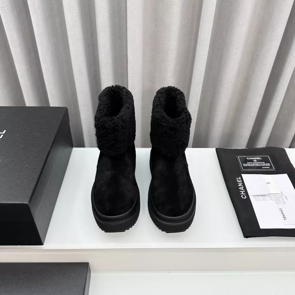 Chanel snow boots