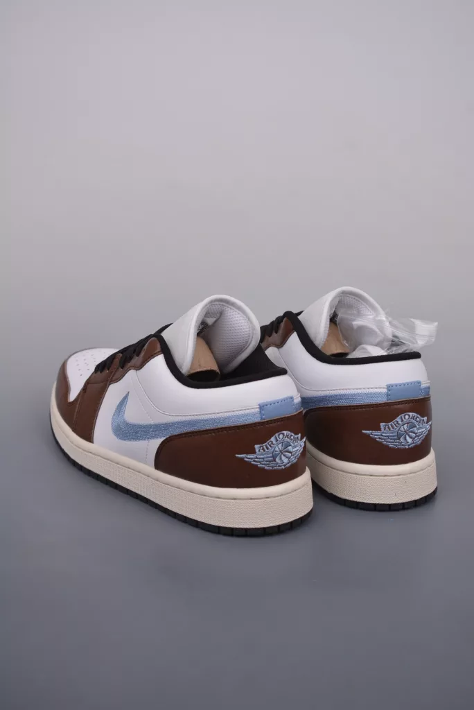 Air Jordan 1 Low White Brown Toe Shoes