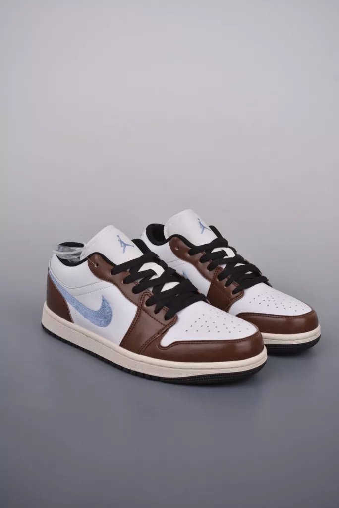 Air Jordan 1 Low White Brown Toe Shoes