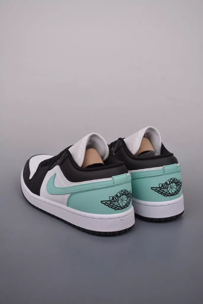 Air Jordan 1 Low mint green toe shoes