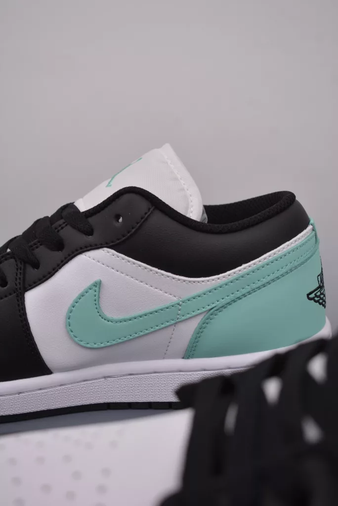 Air Jordan 1 Low mint green toe shoes