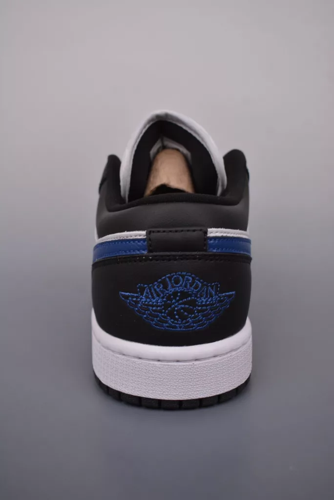 Air Jordan 1 Low black gray blue toe shoes