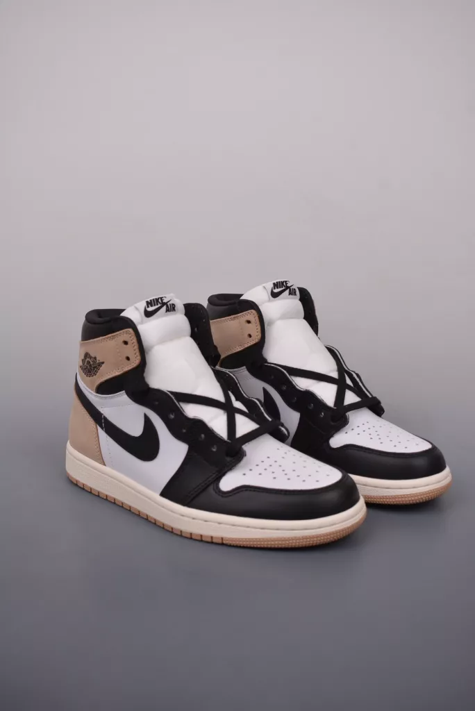 Air Jordan 1 High OG brown and black shoes