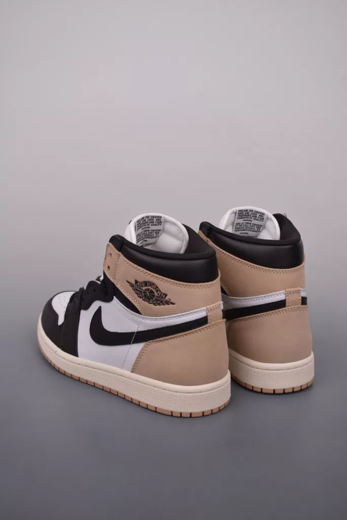 Air Jordan 1 High OG brown and black shoes