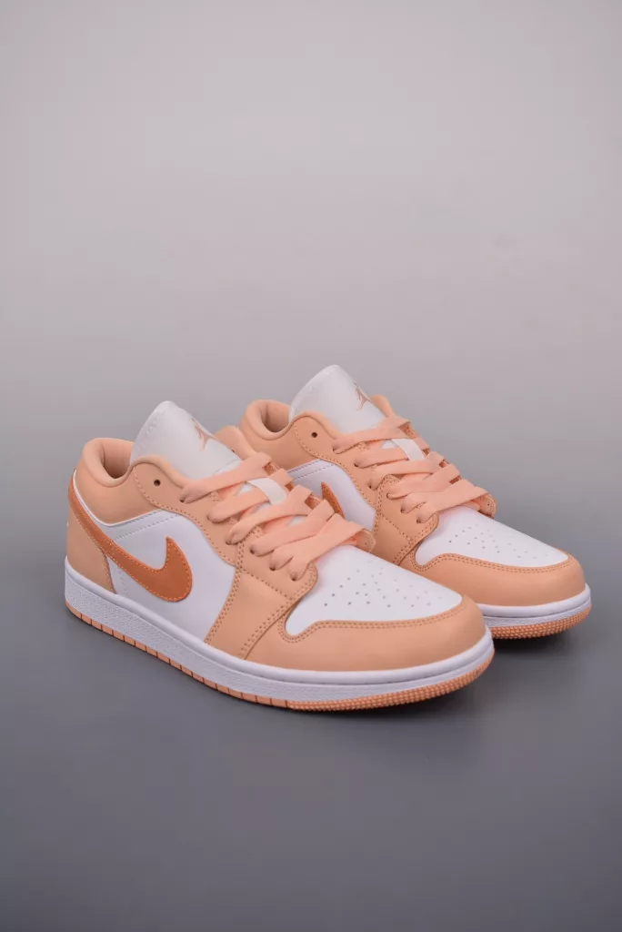 Air Jordan 1 Low sunset fog yellow shoes