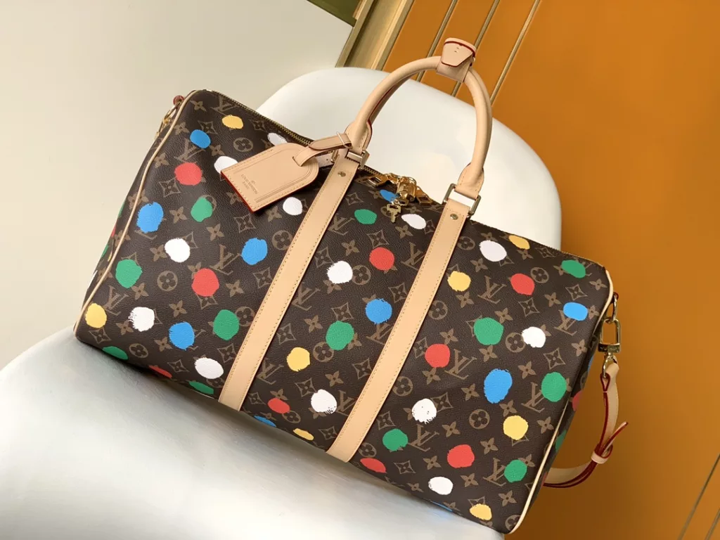 Louis Vuitton x Yayoi Kusama Keepall 45 Travel Bag