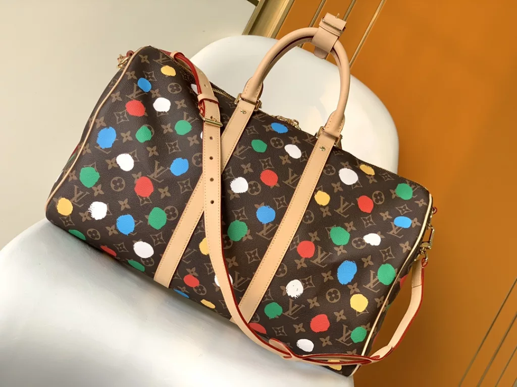 Louis Vuitton x Yayoi Kusama Keepall 45 Travel Bag