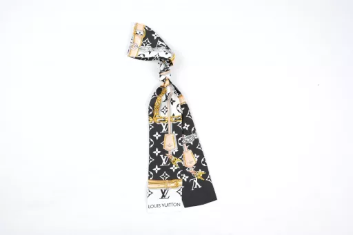 Lv silk scarf