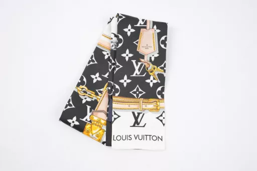 Lv silk scarf