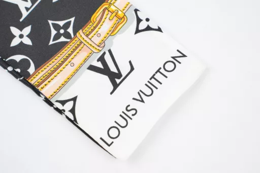 Lv silk scarf