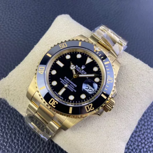 Clean Factory C Factory Rolex full gold Black Water Ghost 3135 movement, size 40mm