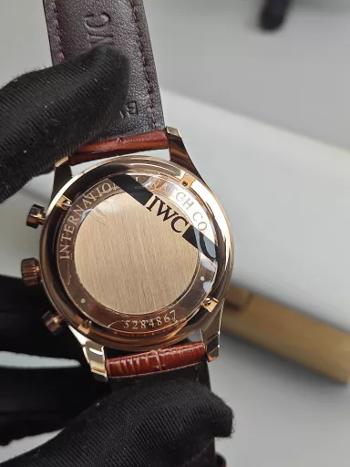 ZF rose gold Portuguese watch