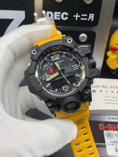 Original CASIO G-SHOCK GWG-1000 Little Mud King series multi-function dual display waterproof and mud-proof sports electronic watch, (the same ultimate silicone sports pointer electronic watch as in the movie 