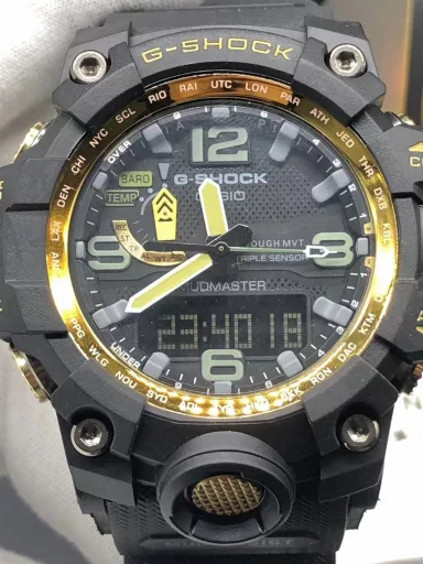 Original CASIO G-SHOCK GWG-1000 Little Mud King series multi-function dual display waterproof and mud-proof sports electronic watch, (the same ultimate silicone sports pointer electronic watch as in the movie 