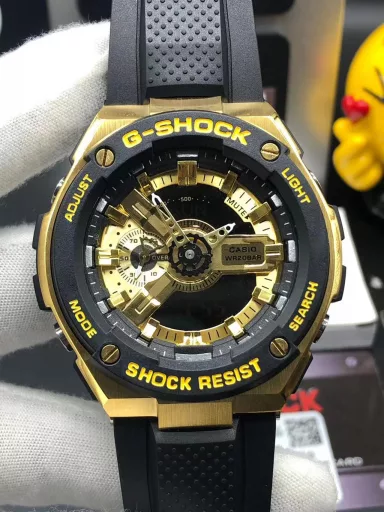 GST-400G hand-raise light Casio G-SHOCK--classic shockproof dial design👍In stock and shipped in seconds, 45-degree automatic hand-raise light function with strong visual impact🙈LCD liquid crystal display💡Stopwatch speed function accurate to 1/1000 second⌛Shockproof📣Anti-magnetic💥200 meters waterproof🏊48 city time📲Countdown⏳Alarm clock⏰Fully automatic calendar and other powerful functions📆