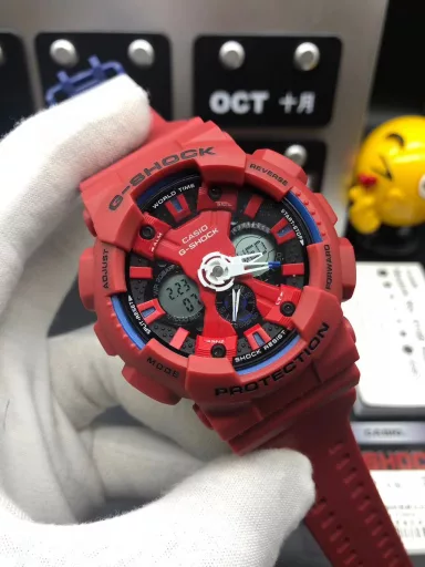 Hot selling GA-120 hand-raising light Casio G-SHOCK--classic shockproof dial design👍In stock and shipped immediately, 45-degree automatic hand-raising light function with strong visual impact🙈LCD liquid crystal display💡Stopwatch speed function accurate to 1/1000 second⌛Shockproof📣Anti-magnetic💥200 meters waterproof🏊48 city time📲Countdown⏳Alarm clock⏰Fully automatic calendar and other powerful functions📆