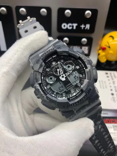 Hot selling GA-120 hand-raising light Casio G-SHOCK--classic shockproof dial design👍In stock and shipped immediately, 45-degree automatic hand-raising light function with strong visual impact🙈LCD liquid crystal display💡Stopwatch speed function accurate to 1/1000 second⌛Shockproof📣Anti-magnetic💥200 meters waterproof🏊48 city time📲Countdown⏳Alarm clock⏰Fully automatic calendar and other powerful functions📆