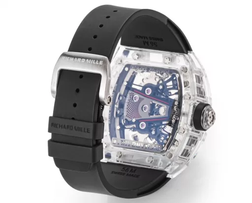 RICHARD MILLE launches RM 38-02 Crystal Pink Theme Hollow Tourbillon WatchThe striking new work, the 