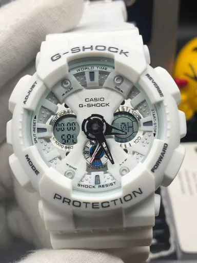 Hot selling GA-120 hand-raising light Casio G-SHOCK--classic shockproof dial design👍In stock and shipped immediately, 45-degree automatic hand-raising light function with strong visual impact🙈LCD liquid crystal display💡Stopwatch speed function accurate to 1/1000 second⌛Shockproof📣Anti-magnetic💥200 meters waterproof🏊48 city time📲Countdown⏳Alarm clock⏰Fully automatic calendar and other powerful functions📆