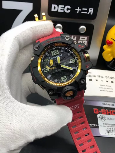 Original CASIO G-SHOCK GWG-1000 Little Mud King series multi-function dual display waterproof and mud-proof sports electronic watch, (the same ultimate silicone sports pointer electronic watch as in the movie 