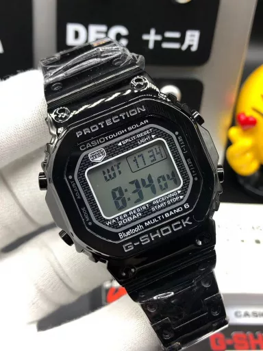 👍👍Original Casio G-SHOCK GMW-B5000 series, 35th anniversary limited edition electronic sports watch! Official price 5000+ overseas orders! 30 meters waterproof! Fashionable and versatile electronic watch! Top configuration, top network exclusive channel supply! Led lighting, daily alarm, hourly report, stopwatch, countdown, metal dial, resin material/stainless steel strap, mineral glass, thickness 13mm, case diameter 43.2mm