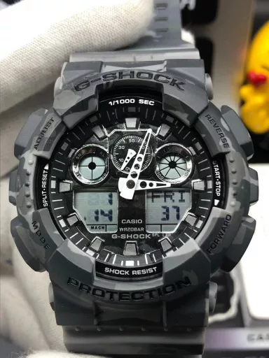 Hot selling GA-120 hand-raising light Casio G-SHOCK--classic shockproof dial design👍In stock and shipped immediately, 45-degree automatic hand-raising light function with strong visual impact🙈LCD liquid crystal display💡Stopwatch speed function accurate to 1/1000 second⌛Shockproof📣Anti-magnetic💥200 meters waterproof🏊48 city time📲Countdown⏳Alarm clock⏰Fully automatic calendar and other powerful functions📆