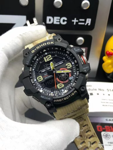 Original CASIO G-SHOCK GWG-1000 Little Mud King series multi-function dual display waterproof and mud-proof sports electronic watch, (the same ultimate silicone sports pointer electronic watch as in the movie 