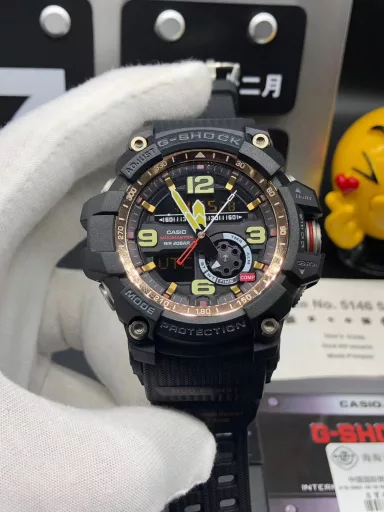 Original CASIO G-SHOCK GWG-1000 Little Mud King series multi-function dual display waterproof and mud-proof sports electronic watch, (the same ultimate silicone sports pointer electronic watch as in the movie 