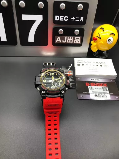 Original CASIO G-SHOCK GWG-1000 Little Mud King series multi-function dual display waterproof and mud-proof sports electronic watch, (the same ultimate silicone sports pointer electronic watch as in the movie 