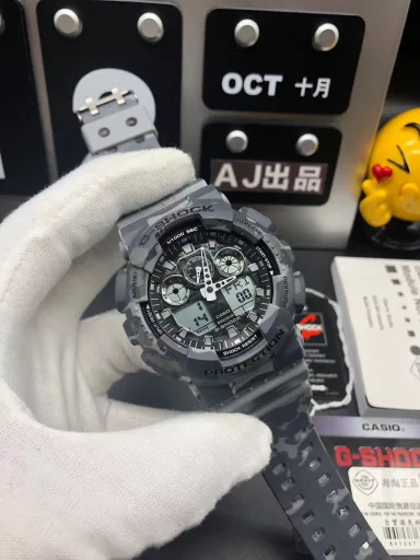 Hot selling GA-120 hand-raising light Casio G-SHOCK--classic shockproof dial design👍In stock and shipped immediately, 45-degree automatic hand-raising light function with strong visual impact🙈LCD liquid crystal display💡Stopwatch speed function accurate to 1/1000 second⌛Shockproof📣Anti-magnetic💥200 meters waterproof🏊48 city time📲Countdown⏳Alarm clock⏰Fully automatic calendar and other powerful functions📆