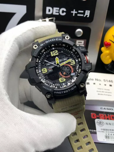 Original CASIO G-SHOCK GWG-1000 Little Mud King series multi-function dual display waterproof and mud-proof sports electronic watch, (the same ultimate silicone sports pointer electronic watch as in the movie 