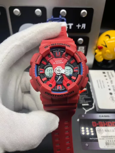 Hot selling GA-120 hand-raising light Casio G-SHOCK--classic shockproof dial design👍In stock and shipped immediately, 45-degree automatic hand-raising light function with strong visual impact🙈LCD liquid crystal display💡Stopwatch speed function accurate to 1/1000 second⌛Shockproof📣Anti-magnetic💥200 meters waterproof🏊48 city time📲Countdown⏳Alarm clock⏰Fully automatic calendar and other powerful functions📆