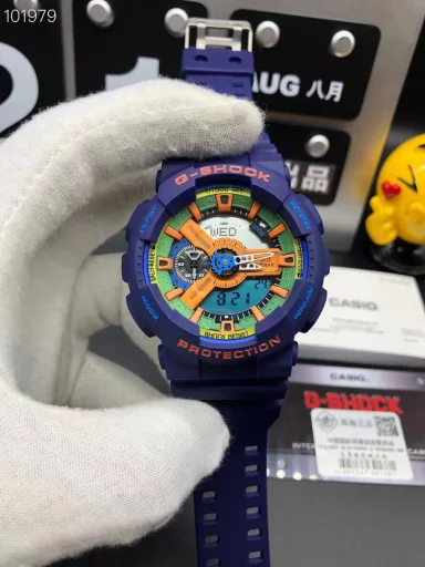 GA-110 Hand-raise Light Casio G-SHOCK--Classic shockproof dial design👍In stock and shipped immediately, 45-degree automatic hand-raise light function with strong visual impact🙈LCD liquid crystal display💡Stopwatch speed function accurate to 1/1000 second⌛Shockproof📣Anti-magnetic💥200 meters waterproof🏊48 city time📲Countdown⏳Alarm clock⏰Fully automatic calendar and other powerful functions