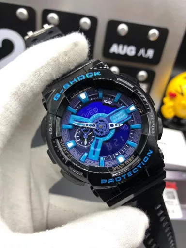 GA-110 Hand-raise Light Casio G-SHOCK--Classic shockproof dial design👍In stock and shipped immediately, 45-degree automatic hand-raise light function with strong visual impact🙈LCD liquid crystal display💡Stopwatch speed function accurate to 1/1000 second⌛Shockproof📣Anti-magnetic💥200 meters waterproof🏊48 city time📲Countdown⏳Alarm clock⏰Fully automatic calendar and other powerful functions