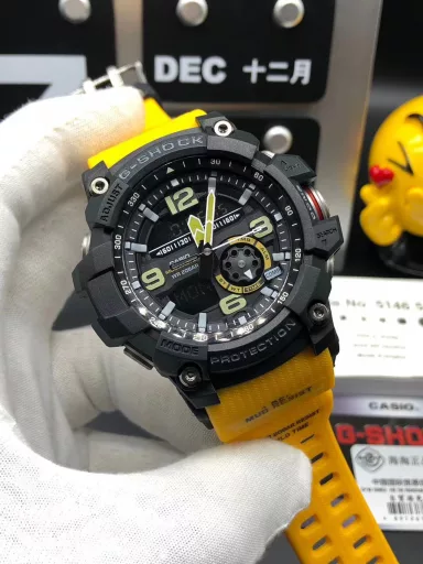 Original CASIO G-SHOCK GWG-1000 Little Mud King series multi-function dual display waterproof and mud-proof sports electronic watch, (the same ultimate silicone sports pointer electronic watch as in the movie 