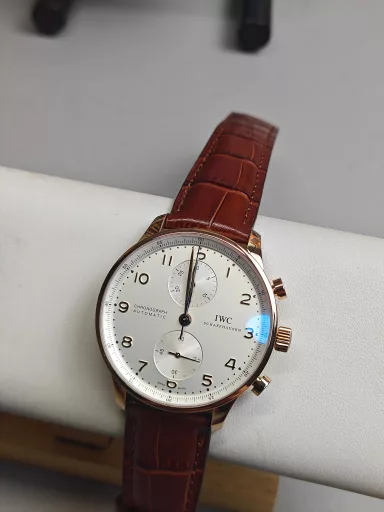 ZF rose gold Portuguese watch