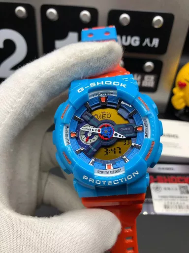 GA-110 Hand-raise Light Casio G-SHOCK--Classic shockproof dial design👍In stock and shipped immediately, 45-degree automatic hand-raise light function with strong visual impact🙈LCD liquid crystal display💡Stopwatch speed function accurate to 1/1000 second⌛Shockproof📣Anti-magnetic💥200 meters waterproof🏊48 city time📲Countdown⏳Alarm clock⏰Fully automatic calendar and other powerful functions