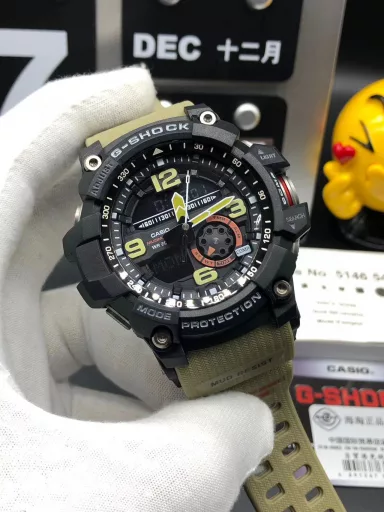 Original CASIO G-SHOCK GWG-1000 Little Mud King series multi-function dual display waterproof and mud-proof sports electronic watch, (the same ultimate silicone sports pointer electronic watch as in the movie 