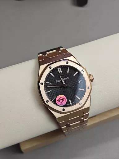 APS Royal Oak 15500 Rose Gold Black Dial