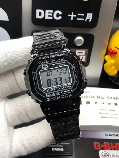 👍👍Original Casio G-SHOCK GMW-B5000 series, 35th anniversary limited edition electronic sports watch! Official price 5000+ overseas orders! 30 meters waterproof! Fashionable and versatile electronic watch! Top configuration, top network exclusive channel supply! Led lighting, daily alarm, hourly report, stopwatch, countdown, metal dial, resin material/stainless steel strap, mineral glass, thickness 13mm, case diameter 43.2mm