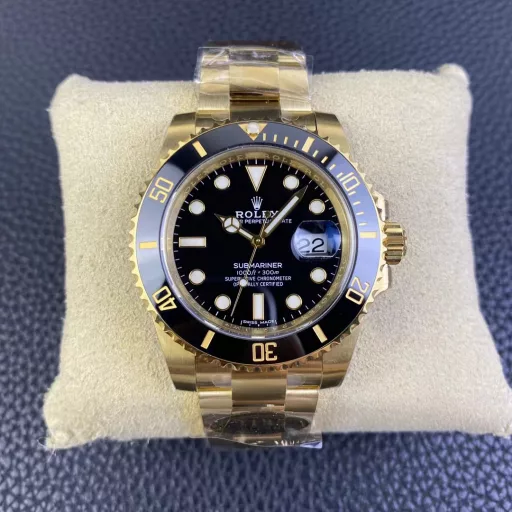 Clean Factory C Factory Rolex full gold Black Water Ghost 3135 movement, size 40mm