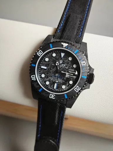 NOOB Carbon Fiber Blue Ghost