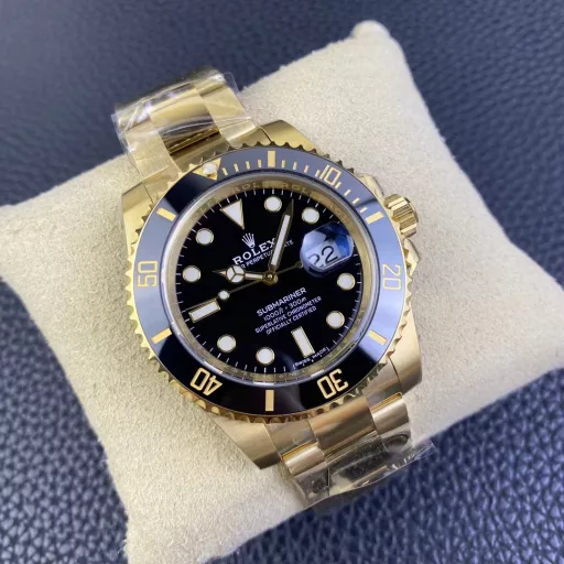 Clean Factory C Factory Rolex full gold Black Water Ghost 3135 movement, size 40mm