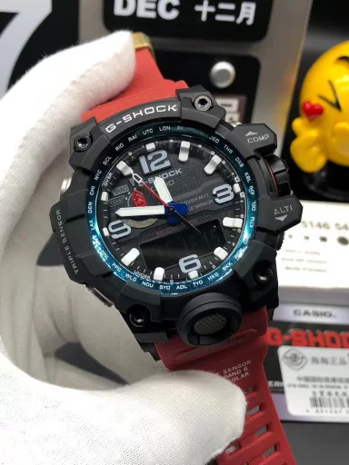 Original CASIO G-SHOCK GWG-1000 Little Mud King series multi-function dual display waterproof and mud-proof sports electronic watch, (the same ultimate silicone sports pointer electronic watch as in the movie 