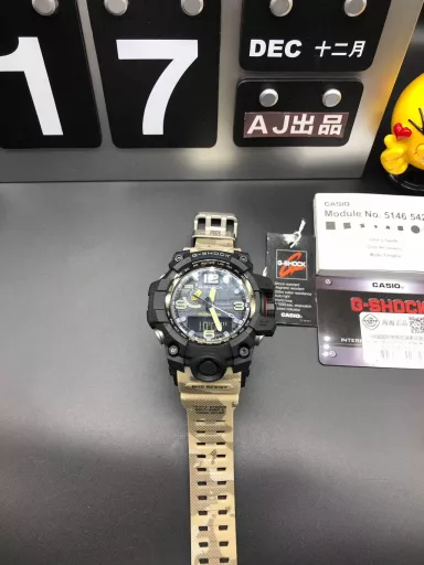 Original CASIO G-SHOCK GWG-1000 Little Mud King series multi-function dual display waterproof and mud-proof sports electronic watch, (the same ultimate silicone sports pointer electronic watch as in the movie 