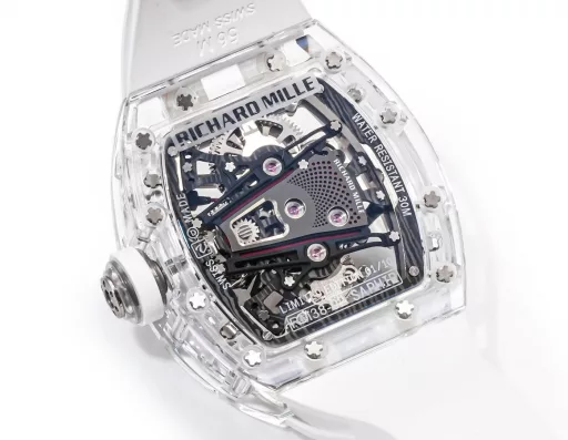 『Crystal』 RICHARD MILLE launches RM 38-02 Crystal Pink Theme Hollow Tourbillon WatchThe striking new work, the 