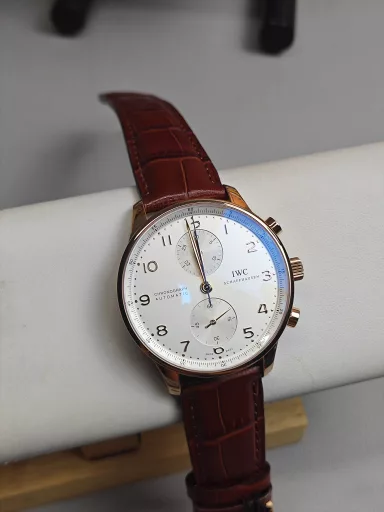 ZF rose gold Portuguese watch